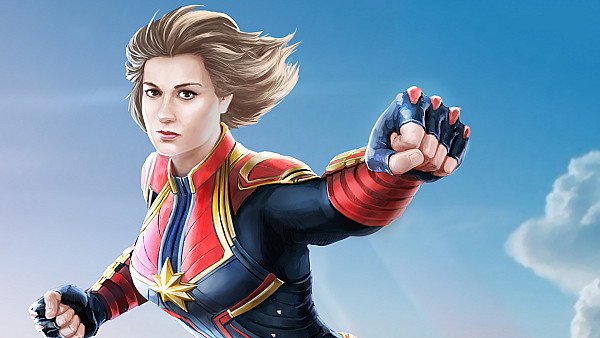 Captain Marvel 4k Art - hdwallpaper4k