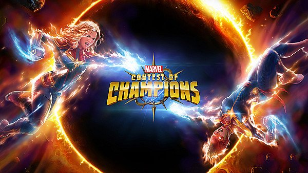 Captain Marvel Contest Of Champions wallpaper