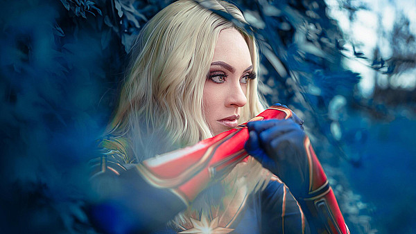 Captain Marvel Cosplay 5k - hdwallpaper4k