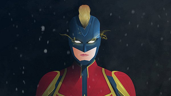 Captain Marvel Digital Artwork - hdwallpaper4k