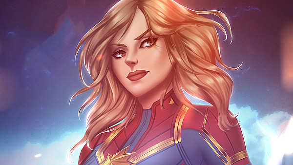 Captain Marvel Fan Artwork New - hdwallpaper4k