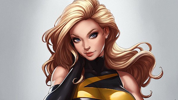 Captain Marvel Fantasy Art 4k wallpaper