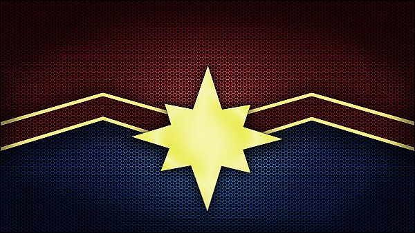 Captain Marvel Logo - hdwallpaper4k