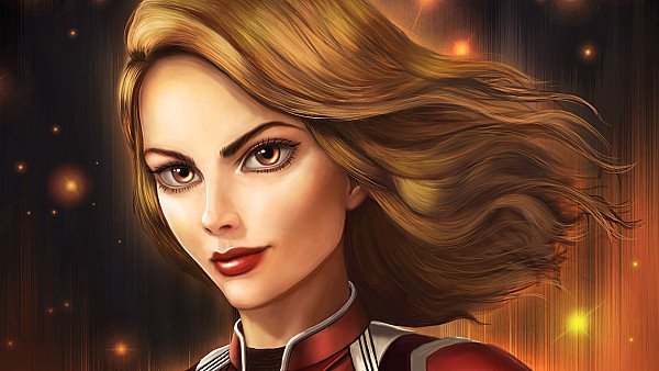 Captain Marvel New Art - hdwallpaper4k