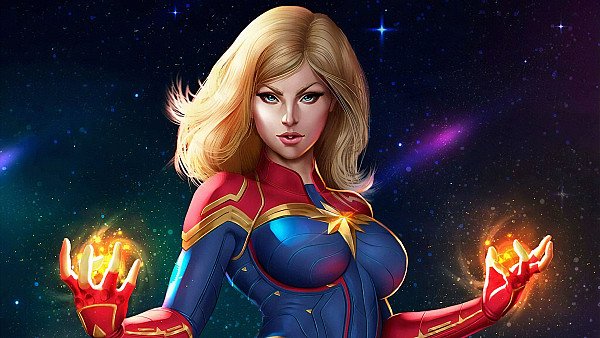 Captain Marvel Newartworks - hdwallpaper4k