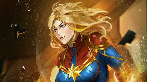 Captain Marvel Superhero 4k - hdwallpaper4k