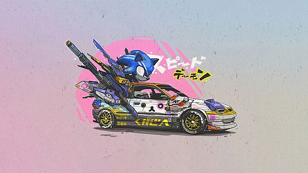 Car Sonic The Hedgehog - hdwallpaper4k