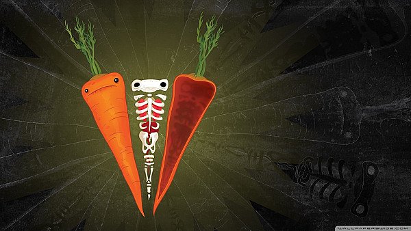 Carrots Artwork - hdwallpaper4k