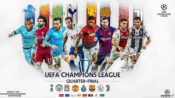 CHAMPIONS LEAGUE QUARTER - FINAL - hdwallpaper4k