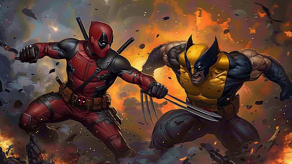 Chaos Deadpool And Wolverine - hdwallpaper4k