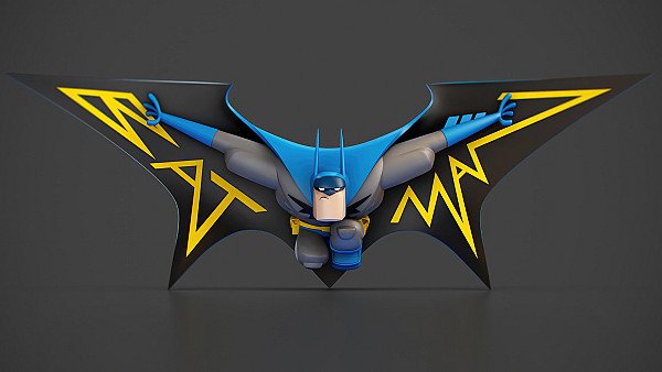 Chibi Batman Whimsical Wings - hdwallpaper4k