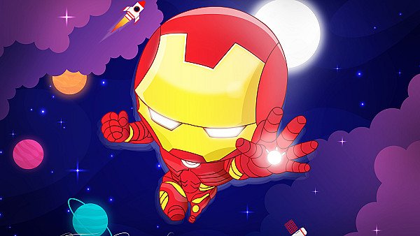 Chibi Iron Man - hdwallpaper4k