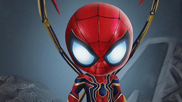 Chibi Iron Spiderman - hdwallpaper4k