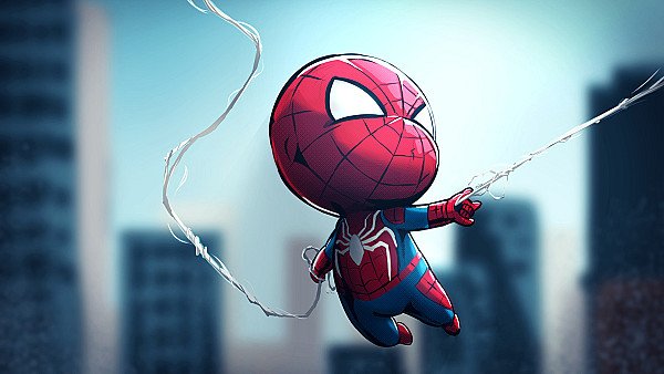 Chibi Spiderman - hdwallpaper4k