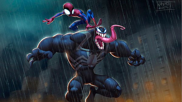 Chibi Venom Spiderman - hdwallpaper4k