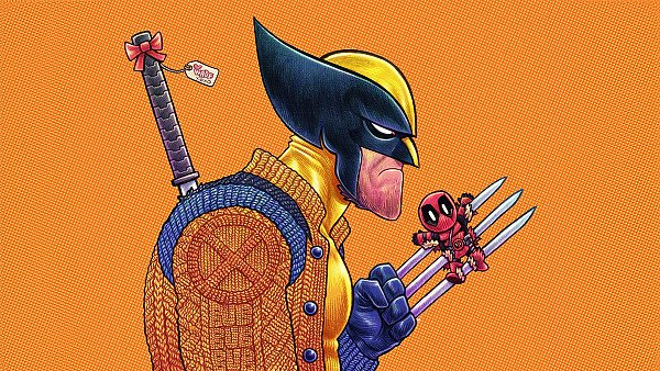 Chibi Wolverine X Deadpool - hdwallpaper4k