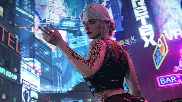 Ciri Cyberpunk 2077 wallpaper