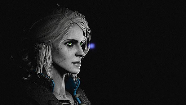 Ciri Glowing Green Eyes wallpaper