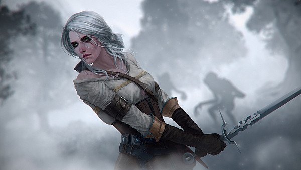 Ciri The Witcher 3 Digital Art 4k wallpaper