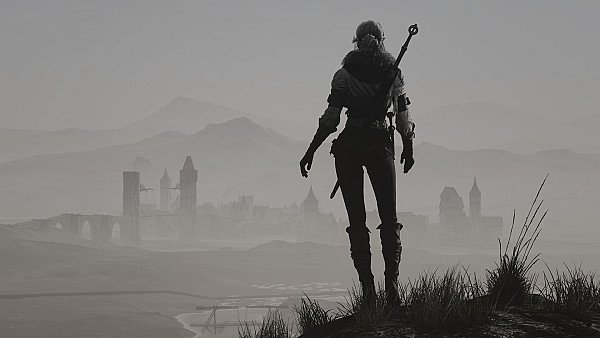 Ciri The Witcher 3 Wild Hunt Minimal 8k - hdwallpaper4k