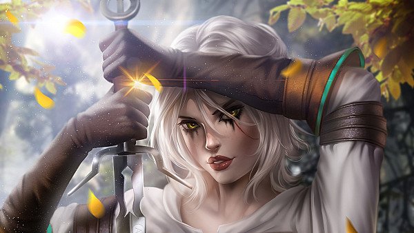 Ciri Witcher 3 Art wallpaper