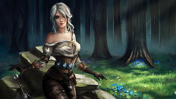 Ciri Witcher 3 Fantasy Art 4k wallpaper