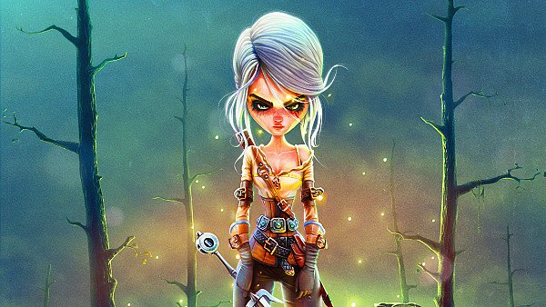 Ciri Witcher Girl Character Art 4k wallpaper