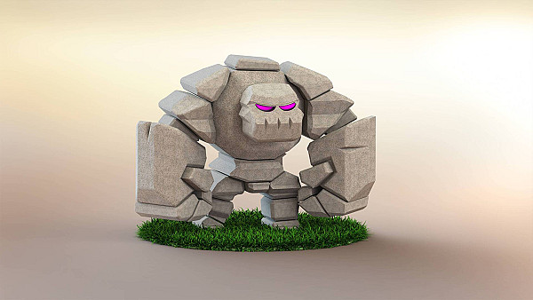 Clash Of Clans Golem 3d - hdwallpaper4k