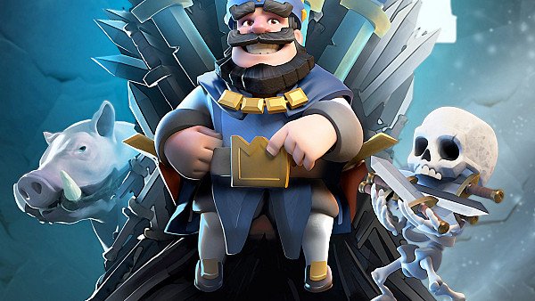 Clash Royale Blue King HD wallpaper