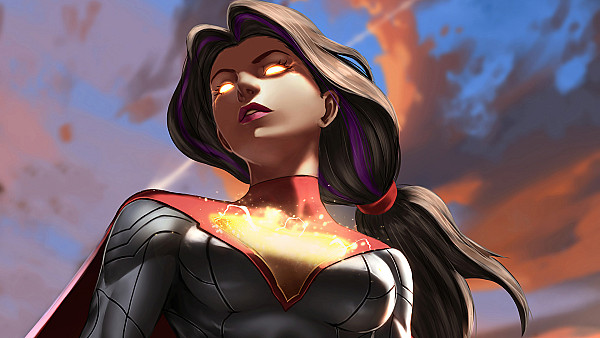 Cosmic Supergirl - hdwallpaper4k