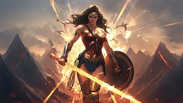 Courage Of Wonder Woman - hdwallpaper4k