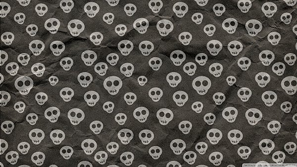 Cute Skulls Wrapping Paper - hdwallpaper4k