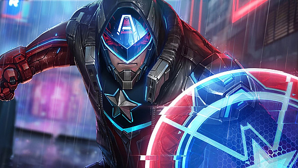 Cyber Captain America Marvel Future Fight - hdwallpaper4k