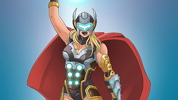 Cyber Lady Thor - hdwallpaper4k