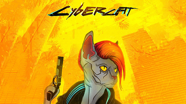 Cybercat X Cyberpunk 2077 - hdwallpaper4k