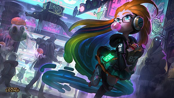 CyberPop Zoe League Of Legends - hdwallpaper4k