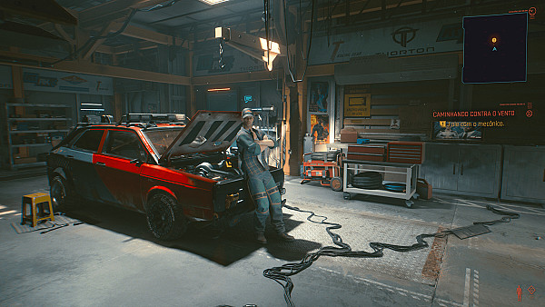 Cyberpunk 2077 Garage - hdwallpaper4k