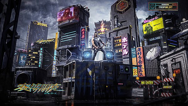 Cyberpunk 2077 Johnny Silverhand Playing Guitar - hdwallpaper4k