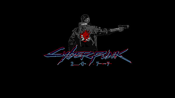 Cyberpunk 2077 Minimal Dark 4k - hdwallpaper4k