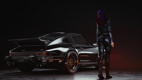 Cyberpunk Porsche 930 Widowmaker 5k - hdwallpaper4k