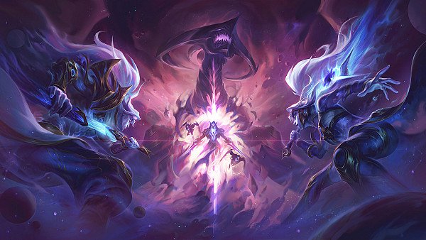 Dark Star Vs Cosmic League Of Legends 5k - hdwallpaper4k