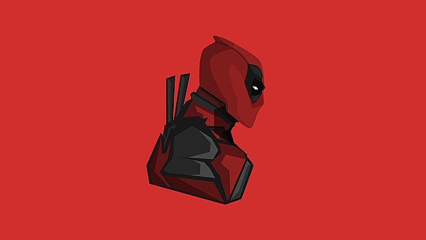 Deadpool 4k Minimalism - hdwallpaper4k