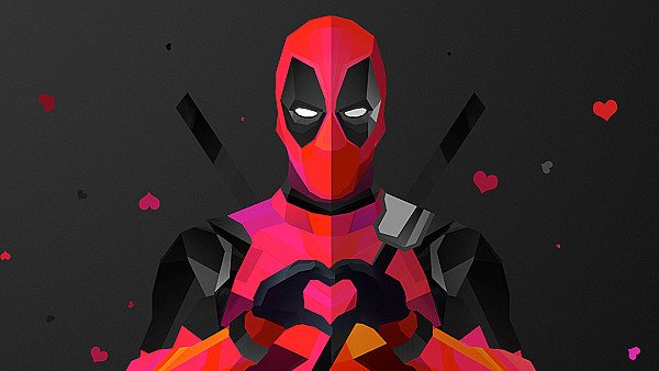 Deadpool Abstract Artwork - hdwallpaper4k