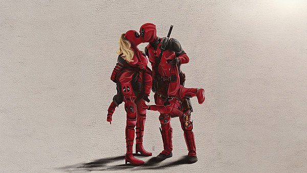 Deadpool And Lady Deadpool Twisted Pair - hdwallpaper4k