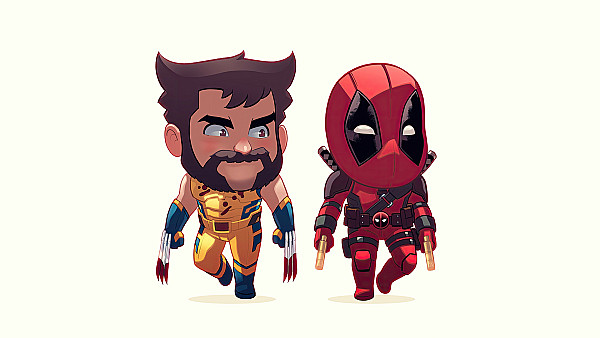 Deadpool And Wolverine Walking Together - hdwallpaper4k