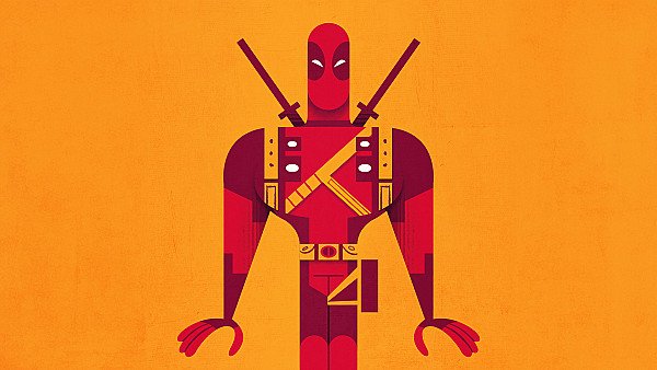 Deadpool Minimal Abstract - hdwallpaper4k