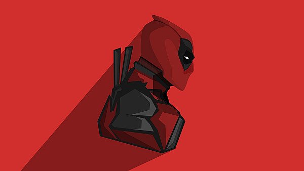 Deadpool Minimalism 4k - hdwallpaper4k