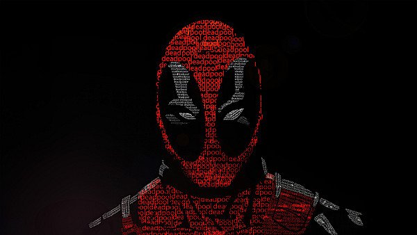 Deadpool Typography - hdwallpaper4k