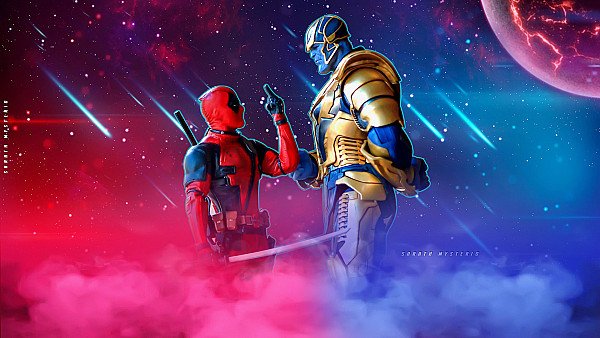 Deadpool Vs Thanos - hdwallpaper4k