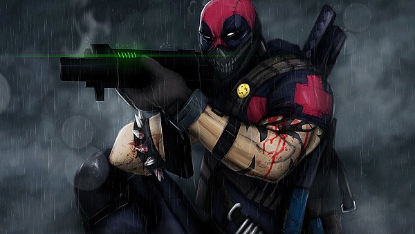 Deadpool With Big Gun - hdwallpaper4k